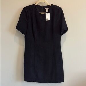 H&M Black Tweed Dress